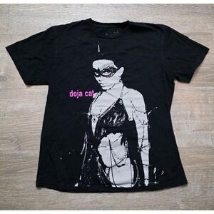 Doja Cat Graphic T Shirt Black Size Medium Women's‎